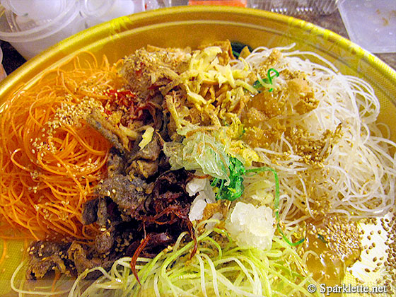 Chinese New Year yusheng from umisushi, Singapore