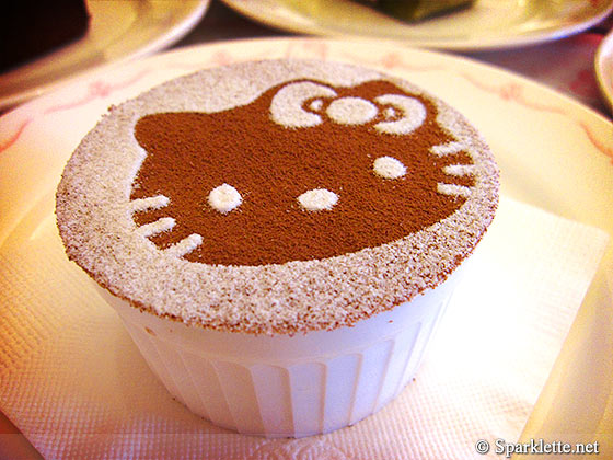 Tiramisu at Hello Kitty Sweets Cafe in Taipei, Taiwan