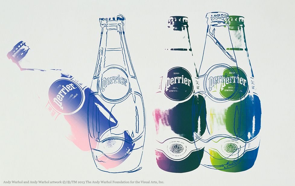 Andy Warhol Perrier pop art