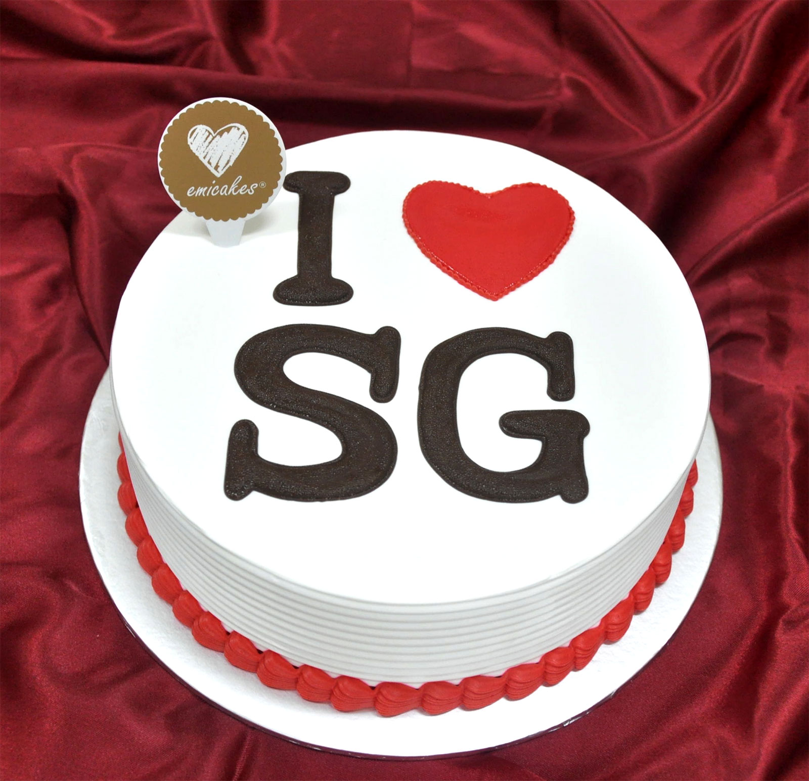 I Love SG cake from Emicakes