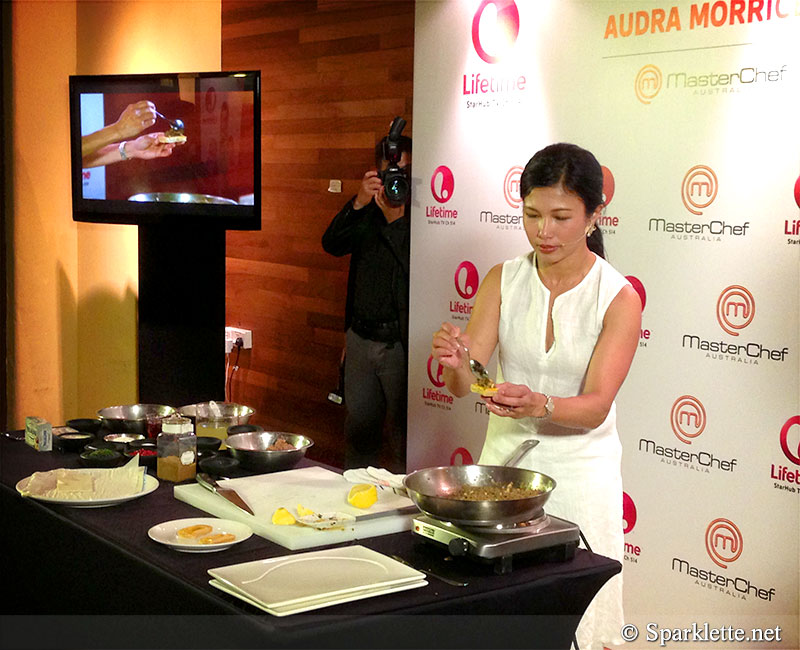 MasterChef Australia finalist Audra Morrice in Singapore