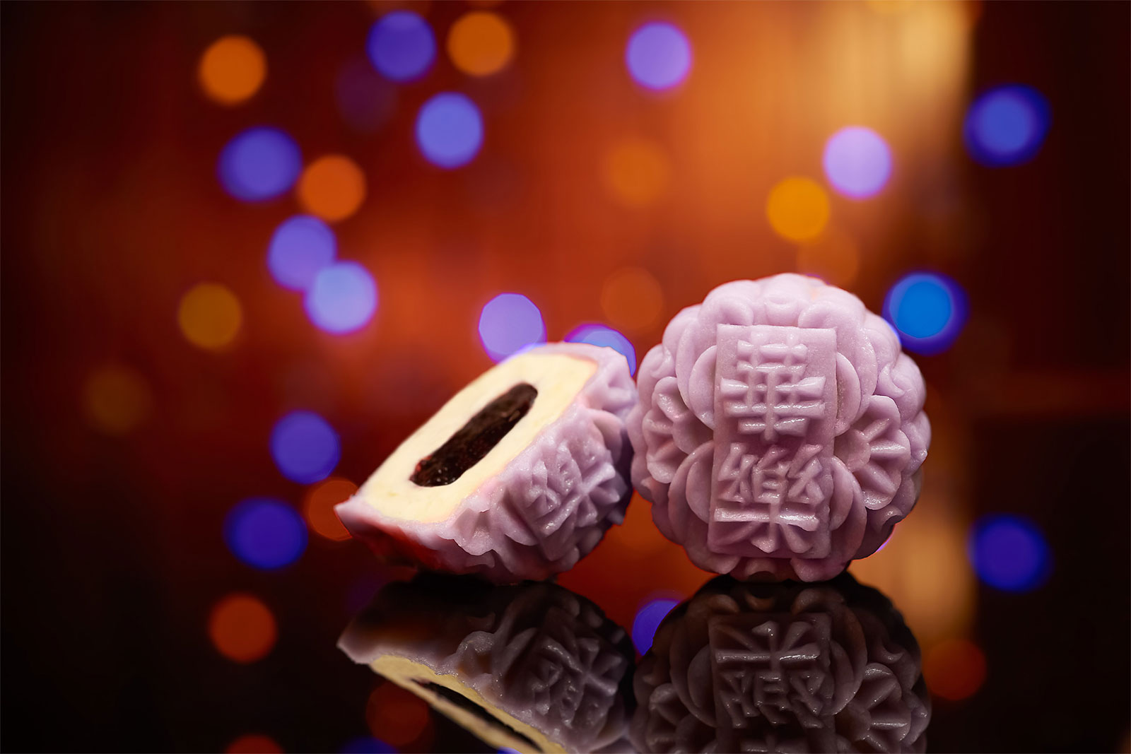 Snowskin mooncakes from Carlton Hotel, Singapore