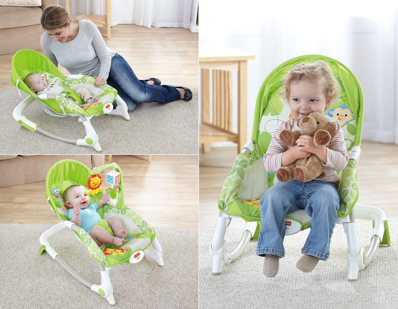 Fisher-Price Newborn-to-Toddler Portable Rocker