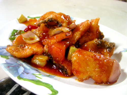 Sweet & Sour Sliced Fish