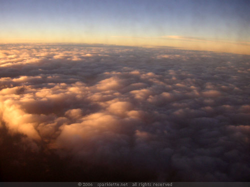 Clouds at sunset