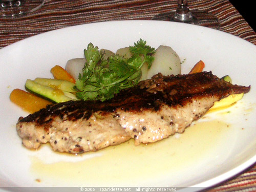 Grilled fish