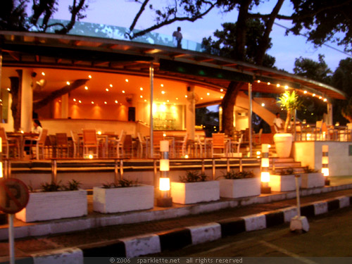 Nice restaurant along the beach