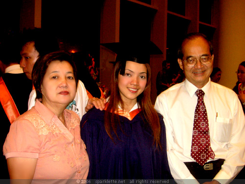 My parents with me