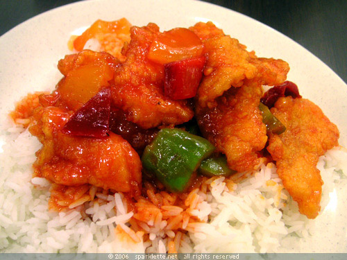 Sweet & Sour Fish Rice