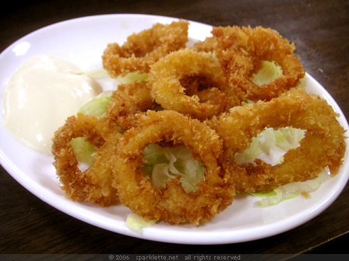 Calamari Rings with Salad Cream