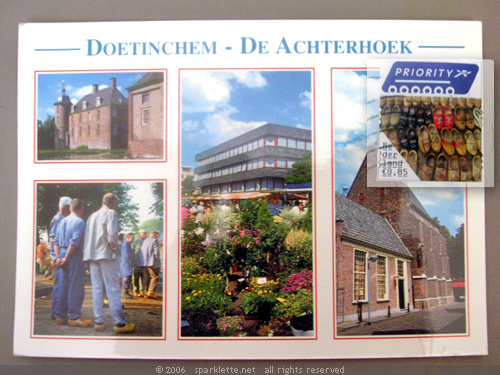 Postcard from Paola of the Netherlands