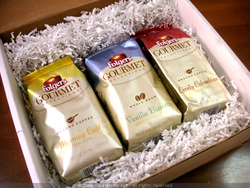 Folgers Gourmet Selections samples