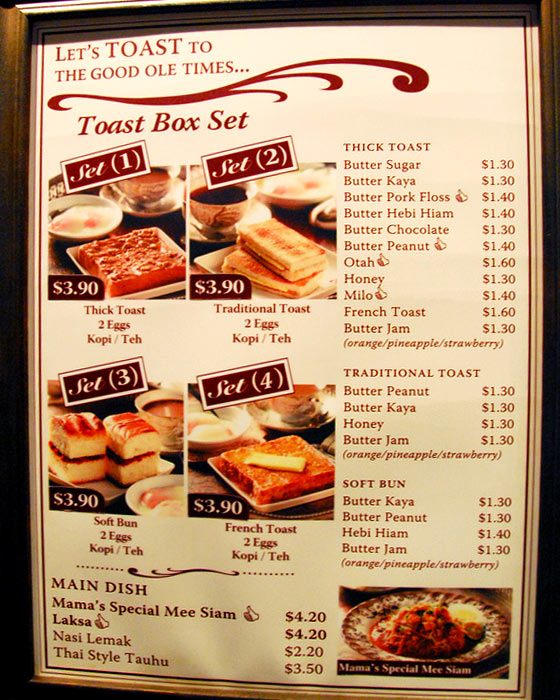 Toast Box Menu Prices Outlet | www.oceanproperty.co.th