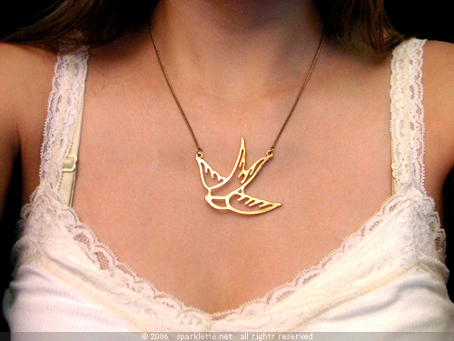 Dove Pendant Necklace