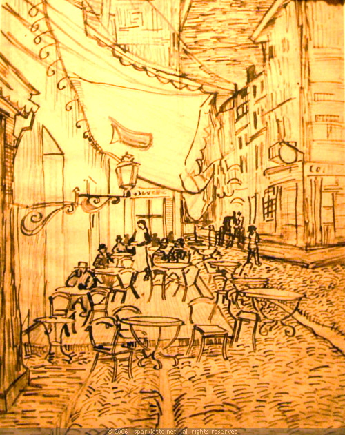 Cafe Terrace at Night, Vincent van Gogh, 1888