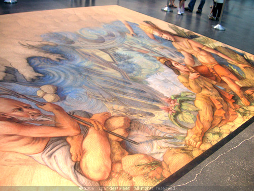 Kurt Wenner's painting, Iskandar