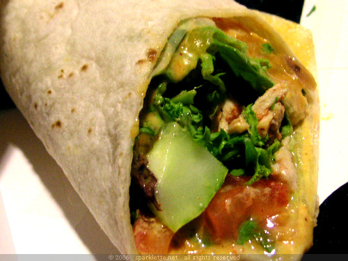 Tandoori Chicken Wrap