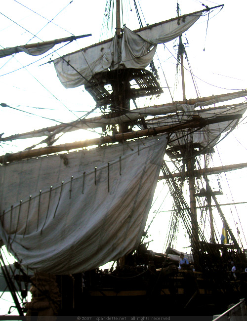 Sails of the Swedish Ship Gotheborg