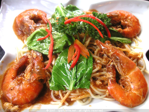 Chili Crab Sauce Spaghetti