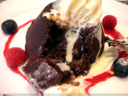 Warm Chocolate Cake