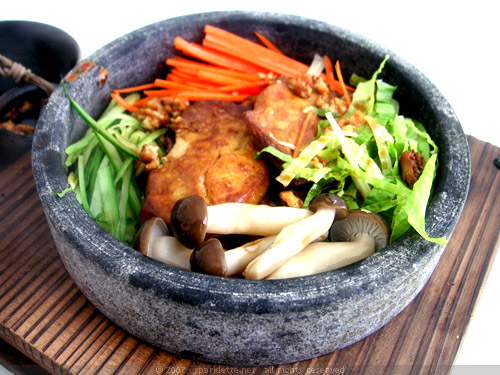 Foie Gras Brown Rice in Stone Pot