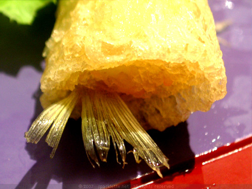 Fish tail in Kisu (Japanese Whiting) Spring Roll