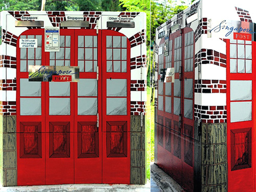 "Nostalgia in Red & White" Postbox