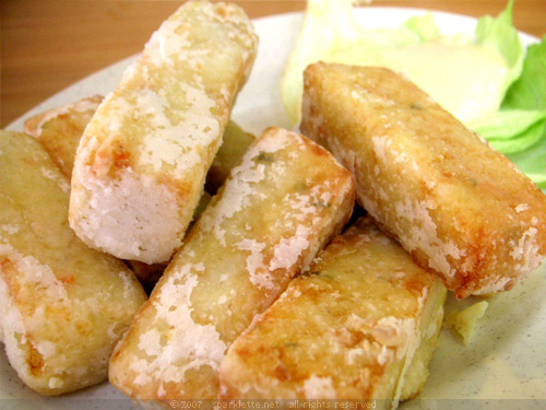 Crispy Codfish Tofu