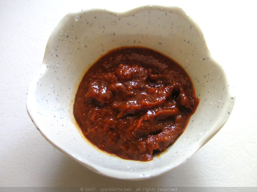 Sambal chilli from Prima Taste's Ready-to-Cook Meal Kit for Laksa