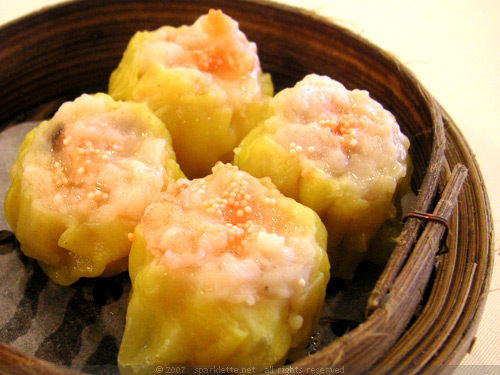 Steamed Fish Roe Siew Mai