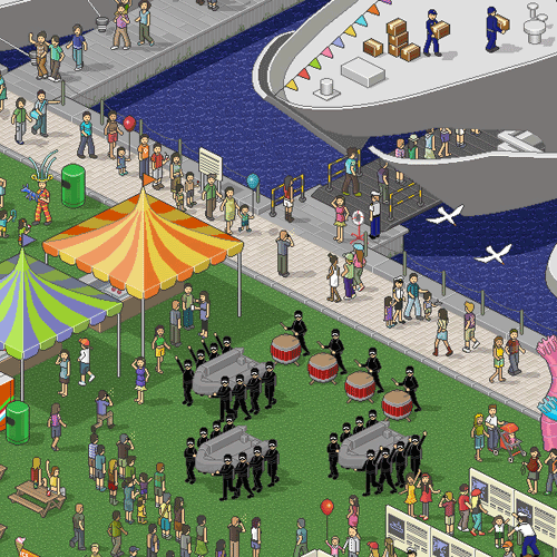 Navy Open House 2007 Pixel Art