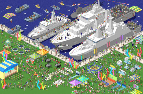 Navy Open House 2007 Pixel Art