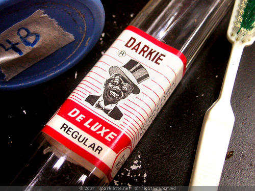 Darkie toothpaste, known as "Darlie" today