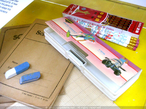 Pencil case and stationery