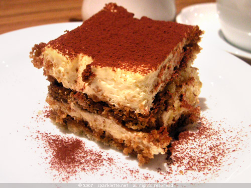 Home-made tiramisu