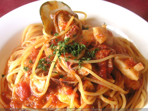 Seafood marinara