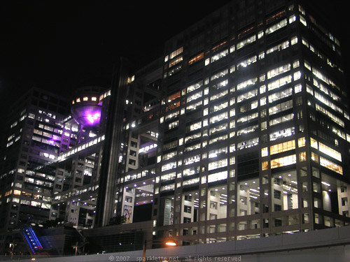 Fuji TV Headquarters in Odaiba, Tokyo