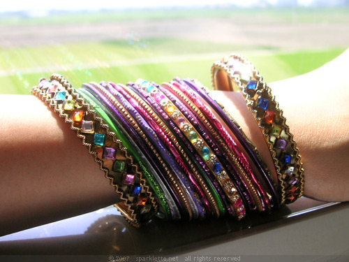 My colourful Indian bangles