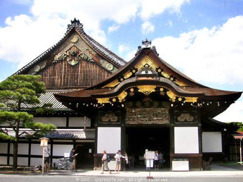 Entrance of Ninomaru Palace at Nijo Castle in Kyoto