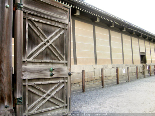 Gate within Nijo Castle in Kyoto