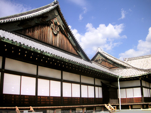 Sliding doors of Ninomaru Palace at Nijo Castle in Kyoto