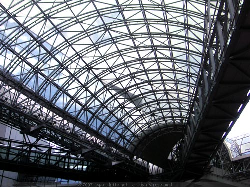 Steel frames at Kyoto Station