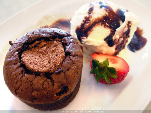 Fondant de Chocolat Chaud