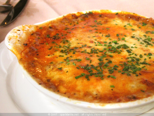 Beef lasagna