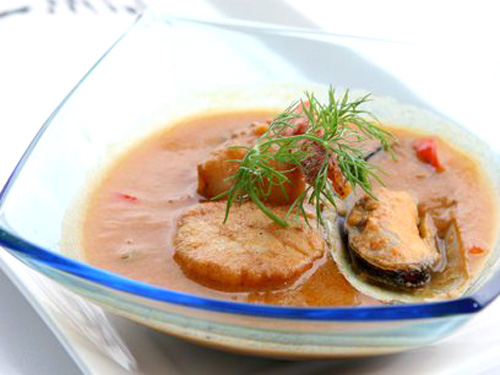 Mediterranean Seafood Soup