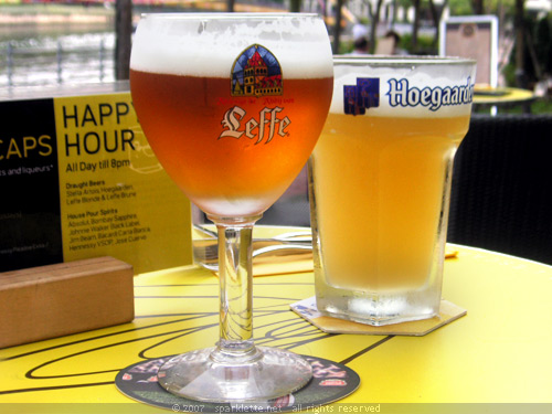 Leffe Blonde & Hoegaarden