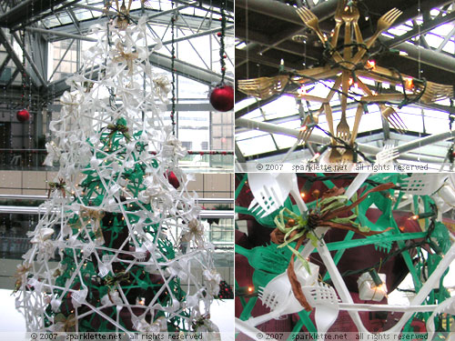 Christmas tree at Suntec City Mall