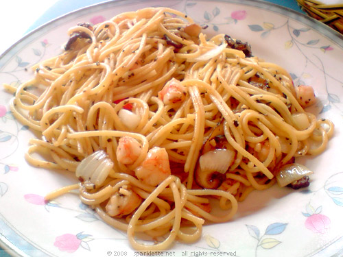 Prawn Aglio