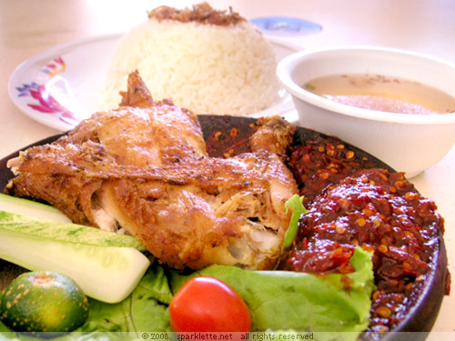 Nasi Ayam Penyet