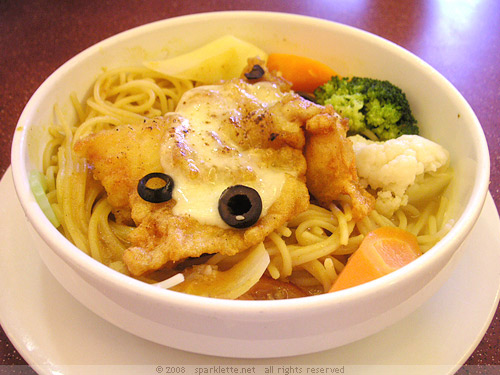 Baked Fish Fillet Spaghetti